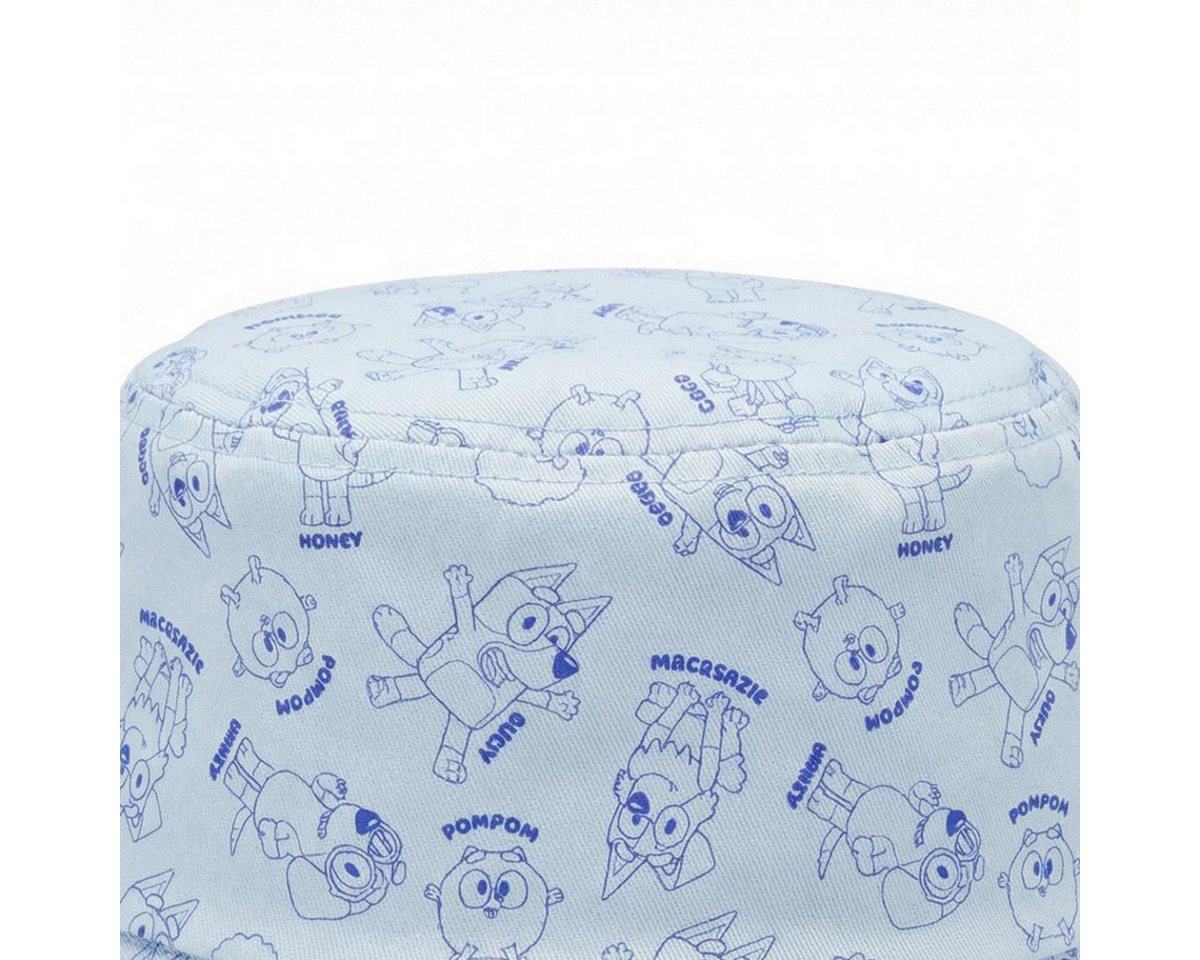 Bluey Fischerhut für Kinder Onesize leichter Sonnenhut aus 100% Baumwolle