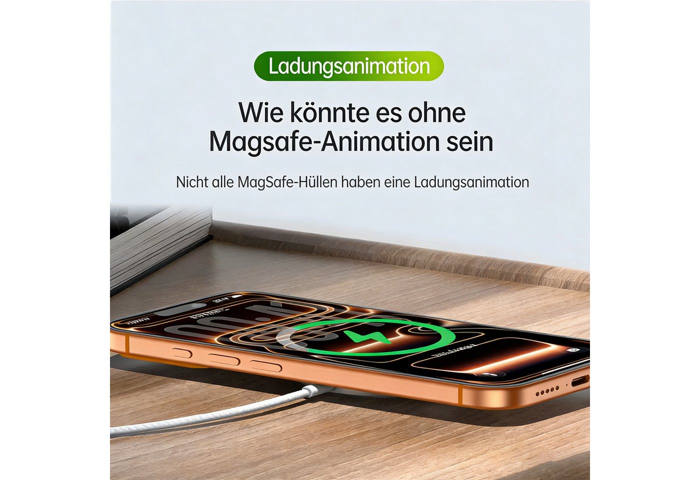 ibettertec Magnetisches Schnellladegerät 25W Qi-Ladegerät Fast Wireless Charger Induktions-Ladegerät (Induktive Ladestation Kompatibel mit, iPhone 16/16 Plus/16 Pro/16 Pro Max / iPhone 17/17 Pro/17 Pro Max, Kabelloses Induktionsladegerät, Schnelles Kabelloses Ladepad) Bild 5