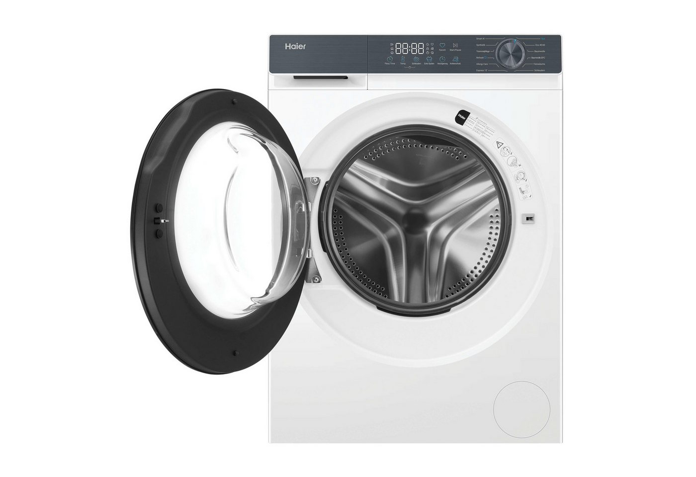 Haier Waschmaschine G3 Serie HW100-BP1433637, 10 kg, 1400 U/min, AI Power BLDC Motor, XL Schontrommel, Knitterschutz