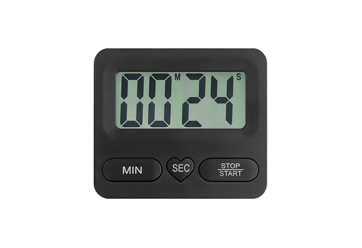 nsihing Küchentimer Multifunktionstimer Digitaler Timer und Stoppuhr Timer für Lernen, Kochen, Sport Große Digitalanzeige mit Alarmglocke