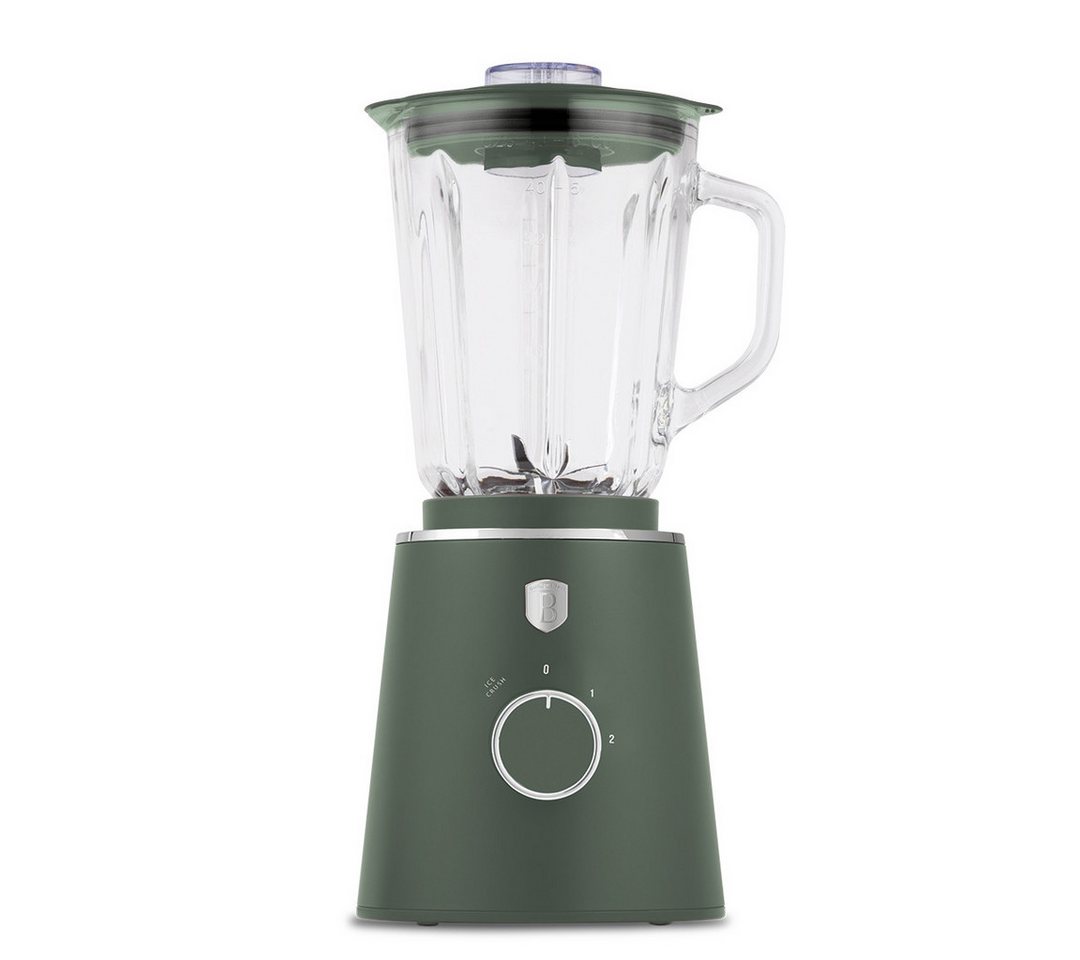 BerlingerHaus Standmixer BH 9823, 1000 W, 1,5 L Glasbehälter, 1000 W, Ice-Crush Funktion, Edelstahlmesser