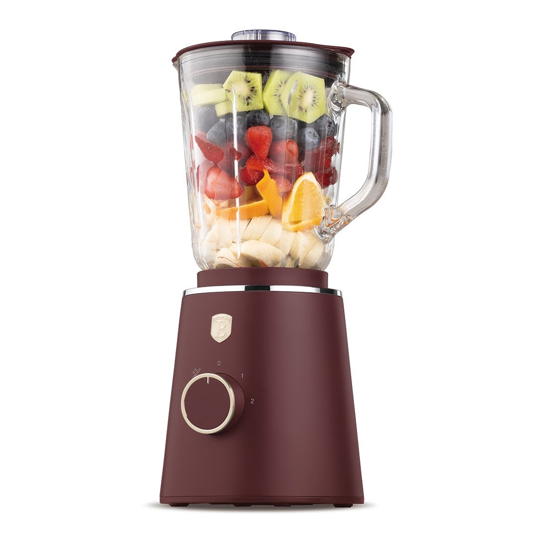BerlingerHaus Standmixer BH 9818, 1000 W, 1,5 L Glasbehälter, 1000 W, Ice-Crush Funktion, Edelstahlmesser Bild 3