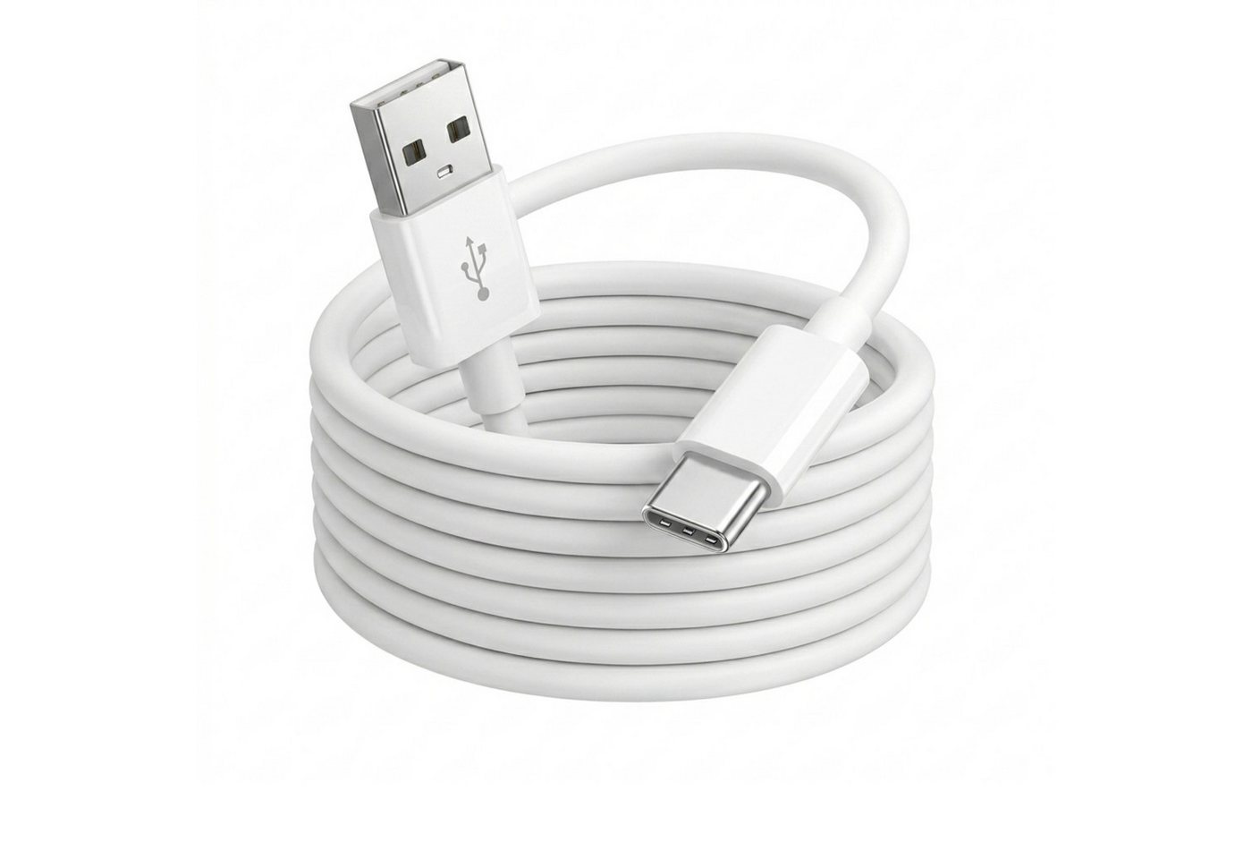 PlugUp USB-C Ladekabel iPhone 15 16 17 Pro Max Air Plus USB-A zu USB-C Kabel USB-Kabel, USB Typ A, USB Typ A (200 cm), Ladekabel für iPhone 15 16 17 Pro Max Air Plus iPad AirPods Bild 5