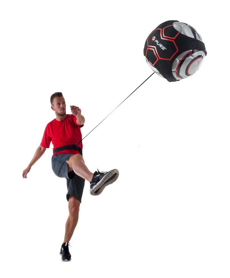 Pure 2 Improve Trainingshilfe Fußballtrainer, mit anpassbarem Neopren-Gürtel