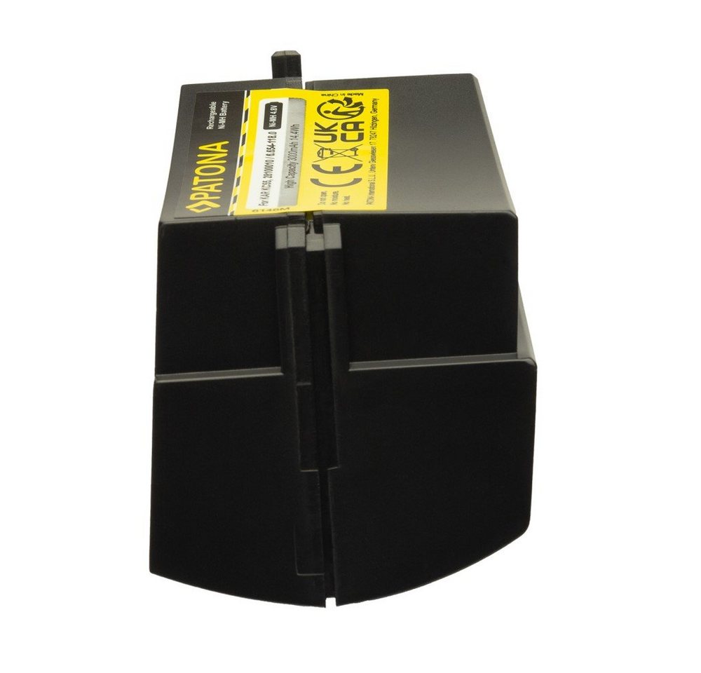 Patona Akku für Kärcher KC55 K55 Pet K65 Staubsauger-Akku Ersatzakku Akku 3000 mAh (4,8 V, 1 St), Plus KB 5 Bild 4