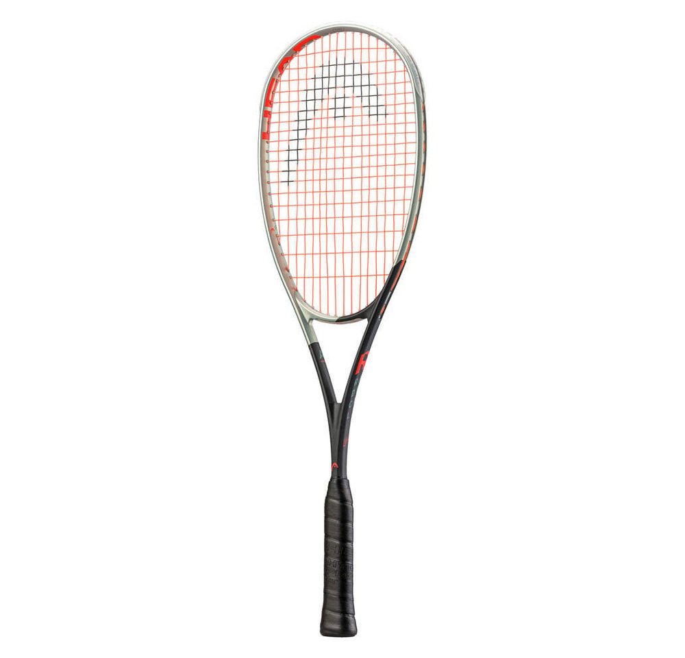 Head Squashschläger Radical 135 X #22 (135g/kopflastig) schwarz/silber - besaitet Bild 2