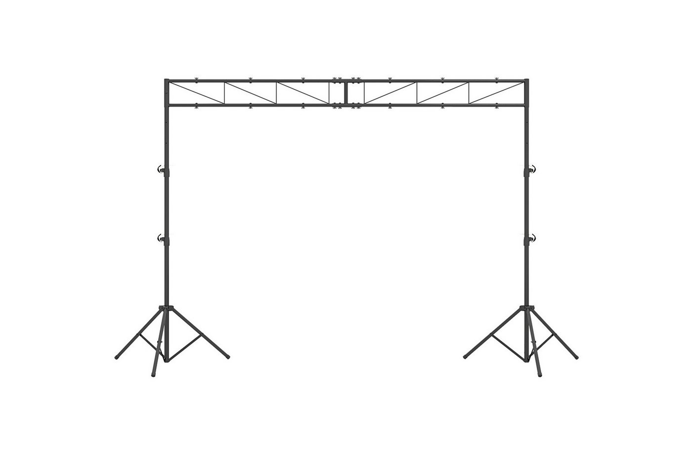 COSTWAY Lampenstativ (360 cm DJ Lampenstativ, 140-265cm höhenverstellbar) Bild 3