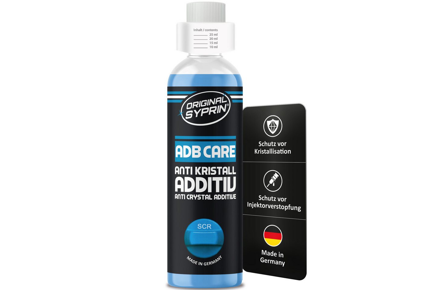 Original Syprin Diesel-Additiv Anti Kristall AdBlue®, (1-St., AdB Care Anti-Kristall Additiv) Bild 2