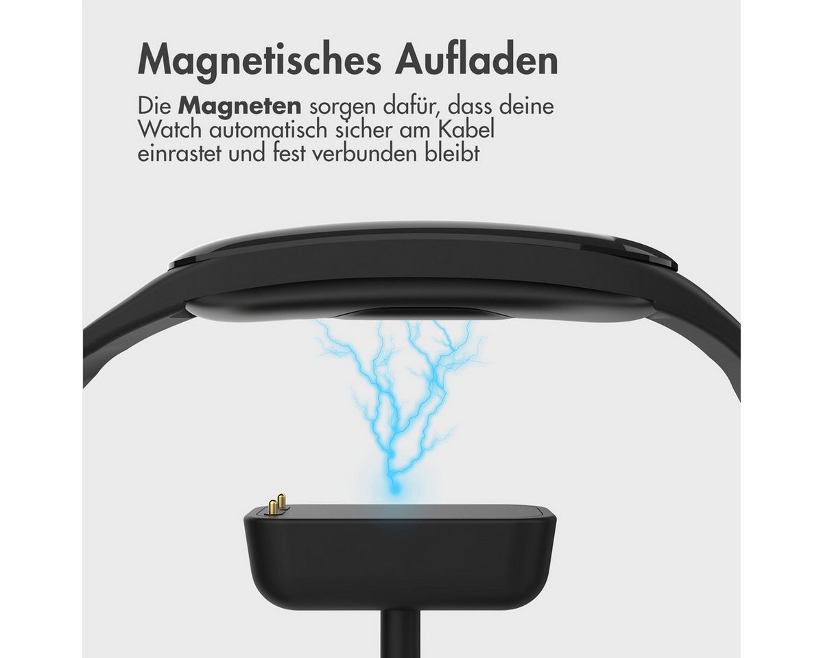 imoshion imoshion USB-A-Ladekabel für Fitbit Charge 6 / Charge 5 / Luxe - 1 Met Smartwatch-Ladekabel Bild 2