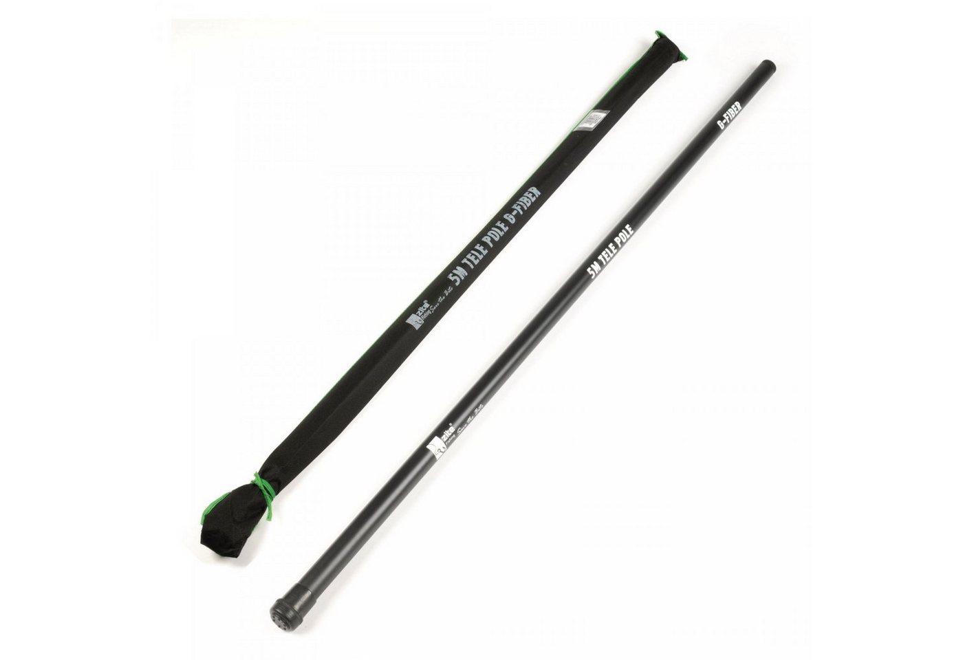 Zite Stipprute 5 m – Teleskoprute Stippe Glasfaser mit Spitzenring, – Basic Teleskoprute zum Stippangeln mit Stoff-Futteral Bild 5