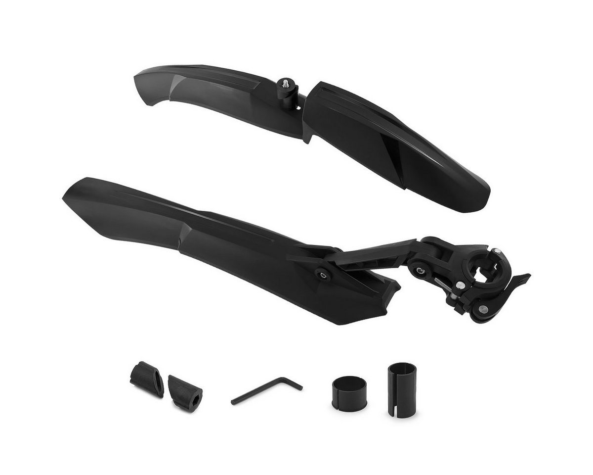 MidGard Schutzblech Fahrrad E-Bike (Set, Vorne & Hinten) Spritzschutz für MTB 24-29 Zoll (2 St) Bild 4