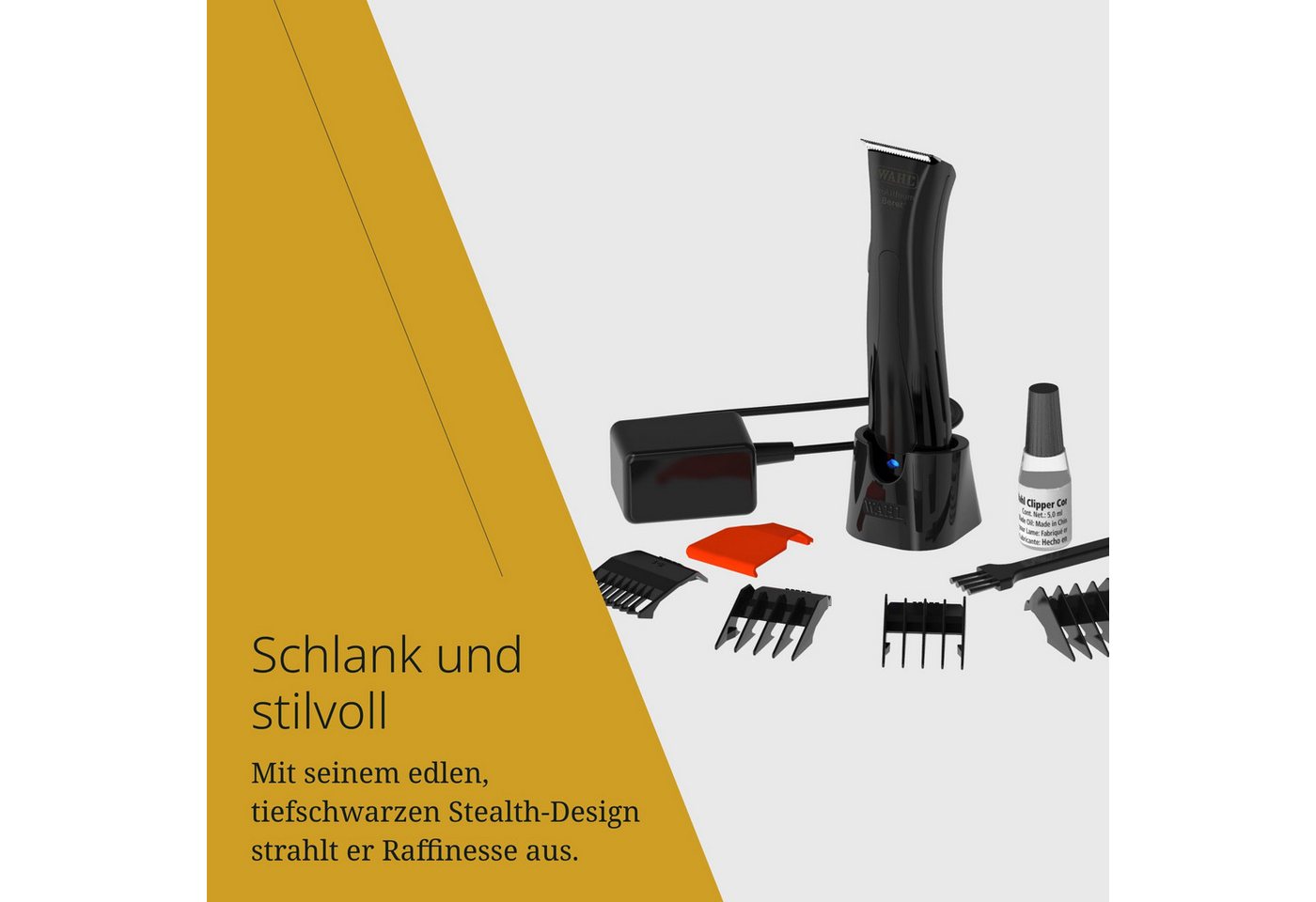 WAHL GmbH Haarschneider Wahl Stealth Beret - Netz-/Kabelloser Konturen-Haarschneider. Bild 5