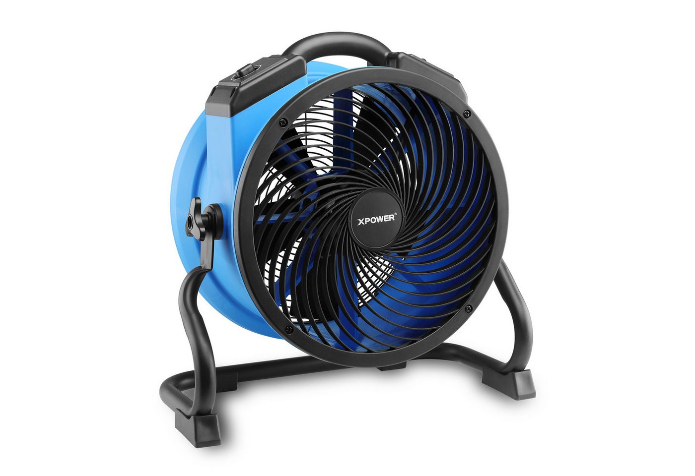 XPOWER Tischventilator 14" Hochleistungs-Industrie-Luftumlenker Timer Bodenventilator FC-300, 100W, 1600CFM, 3H Timer & 4 Geschwindigkeiten, 47.2x48.8x23.9cm Bild 2