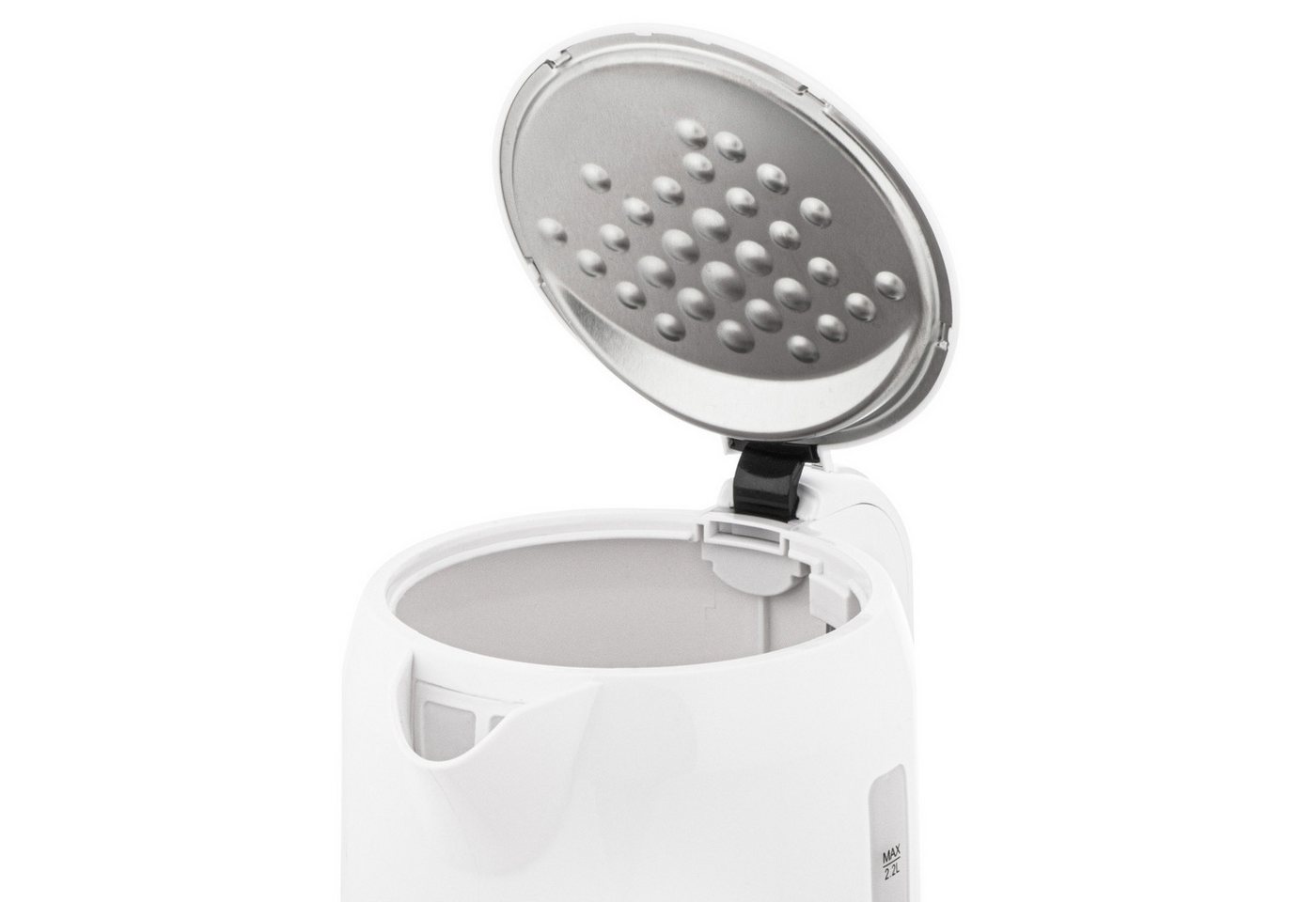 Adler Wasserkocher AD 1368 Wasserkocher 2,2 L, 2200 W, 360° drehbar - Weiß, 2,2 l, 2200 W Bild 3