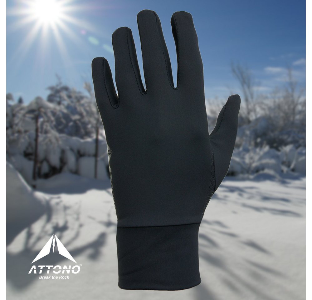 ATTONO Unterziehhandschuhe Touchscreen Jogging Langlauf Winter Foto Sport Unterziehhandschuhe Bild 3