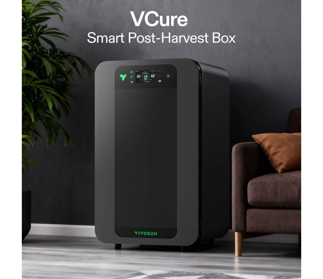 VIVOSUN Luftentfeuchter VIVOSUN VCure Smart Post Harvest Box, Trocknungsmaschine mit Temperatur- und Feuchtigkeitskontrollsystem Bild 2
