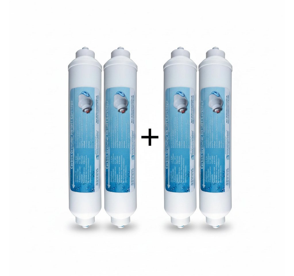 Trinkwasserladen Filter-Set, 3+1 Kühlschrankfilter HB1901 Side-by-Side extern