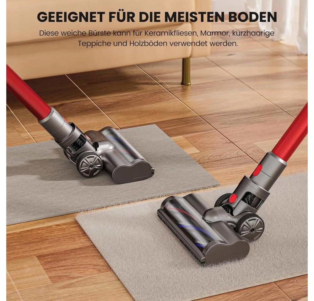 FELIXLEO Warmluftbürste Elektrobürste für Dyson V7 V8 V10 V11 V15 Direktantrieb 4 LEDs Bild 4
