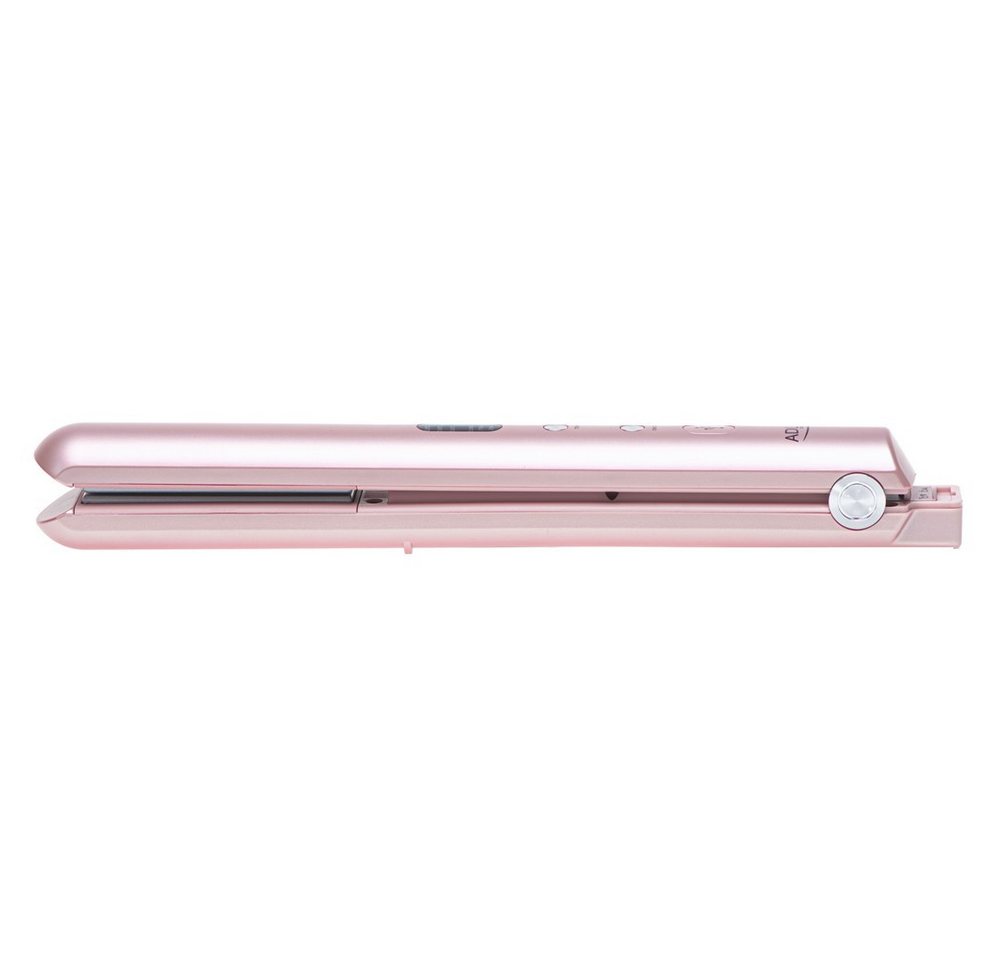 ADLER EUROPE Glätteisen Adler AD 2327p Akku Glätteisen kabellos, USB-C Reise-Haarglätter, Keramik, LED-Display, 3 Temperaturstufen, Aufbewahrungsbeutel, Rosa Bild 4
