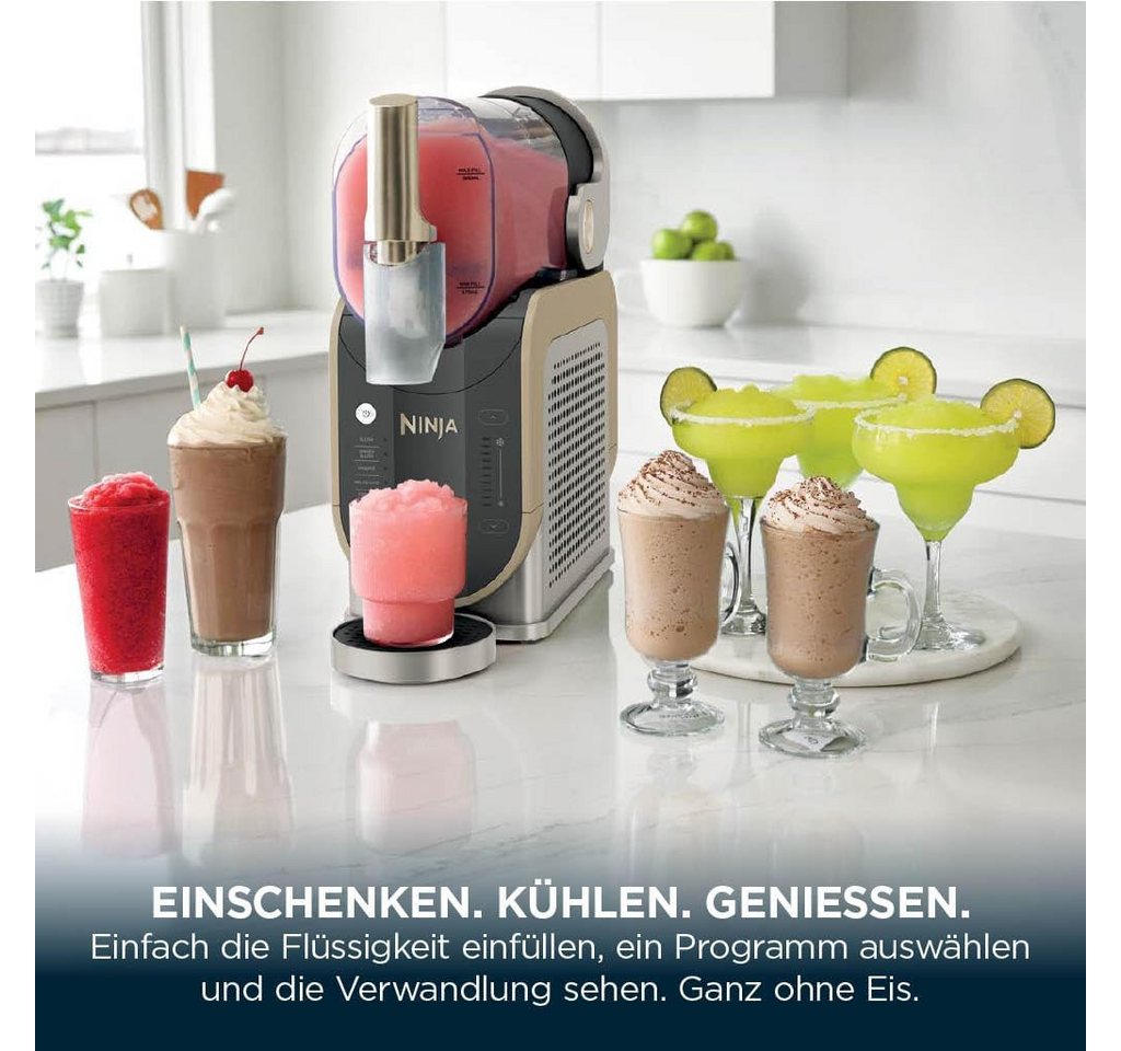 NINJA Slush-Eismaschine für Slush, Eis-Cocktails, Frappé, Milchshakes, Saft - FS301EUSTGD Bild 4