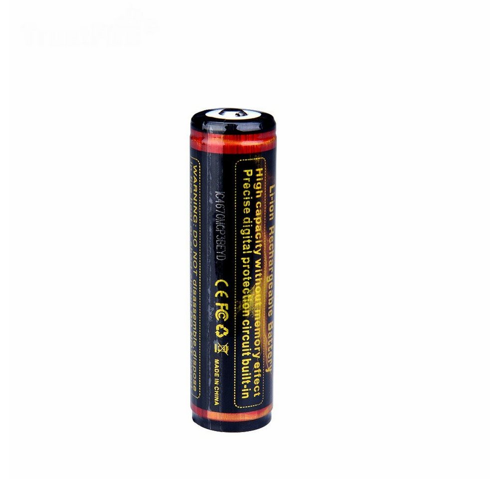 Trustfire Akku 3400 mAh, 18650 Li-Ion Akku 3400mAh Schutzschaltung - wiederaufladbare Batterie Bild 5