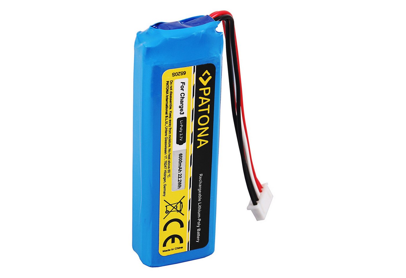 ARLI Akku passend für JBL Charge 3 BL GSP1029102A Batterie Akku 6000 mAh (1 St) Bild 3