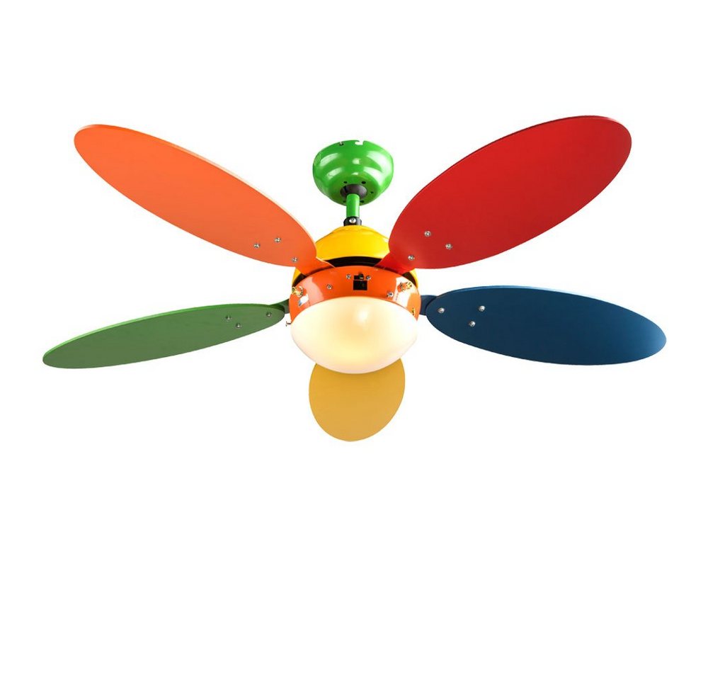 GLOBO LIGHTING Deckenventilator, Deckventilator mit LED-RGB Farbwechsler Kinderzimmer Fernbedienung Bild 5