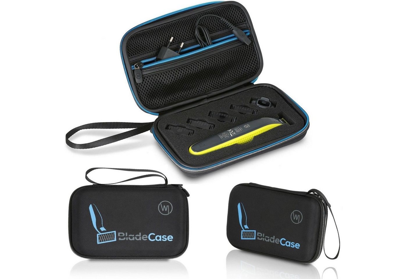 Wicked Chili Rasierer-Etui Tasche für Philips OneBlade Rasierer QP2530 2520 Case n.Z., Hard-shell Schutzhülle / Strapazierfähiges Material / Passgenau / Inla Bild 3