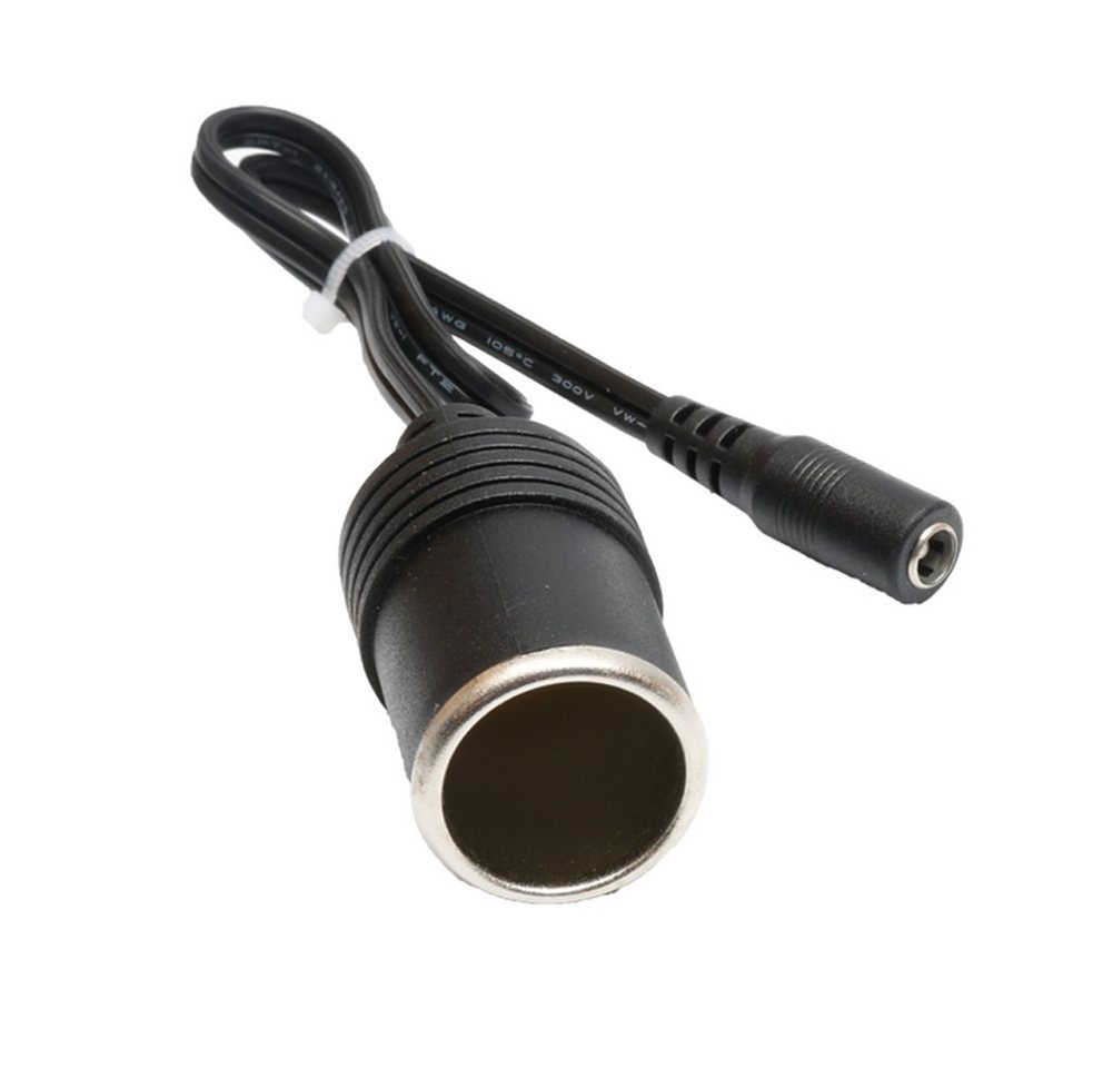 Bolwins Q23C KFZ LKW Netzteil Kabel DC 5.5x2.1mm Buchse auf Zigarettenanzünder Stromkabel, DC 5,5x2,1mm Stecker, Zigarettenanzünder Buchse 21mm (SAE J563) (30 cm), stabile Verbindung, einfache Handhabung Bild 5