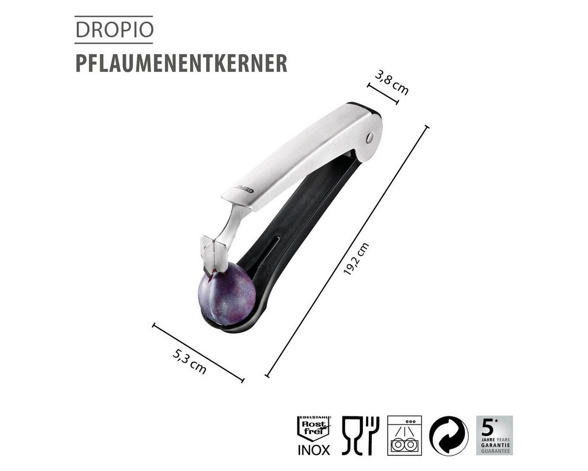GEFU Entkerner Pflaumenentsteiner DROPIO Entkerner Pflaumenentker Bild 3