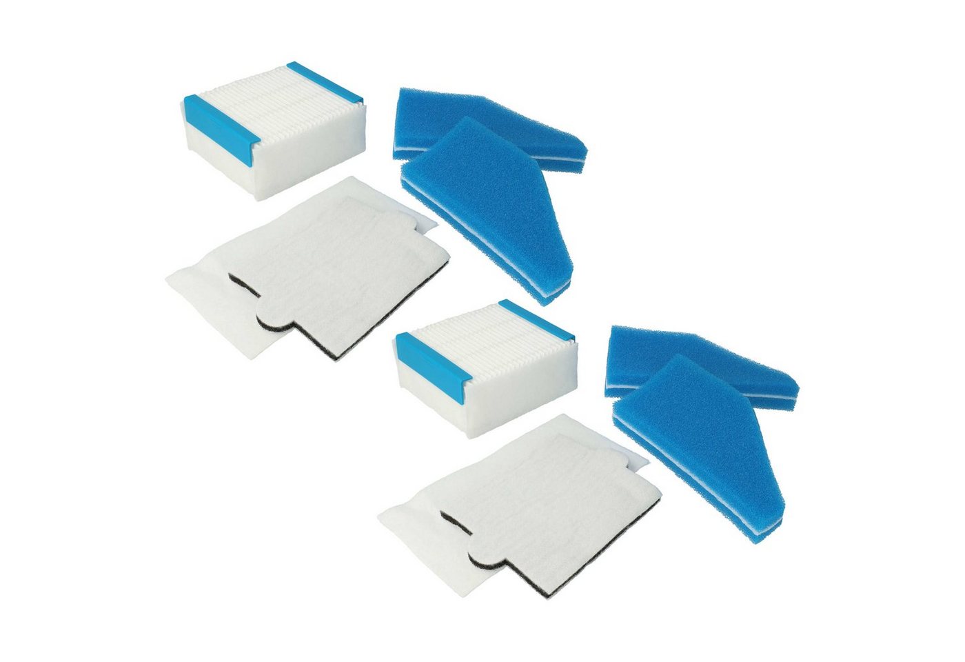 vhbw HEPA-Filter Ersatz für Thomas 787276, Filterset 101, 787272 für Staubsauger, Zubehör für Thomas Thomas Filterset 101, 787272, 787276