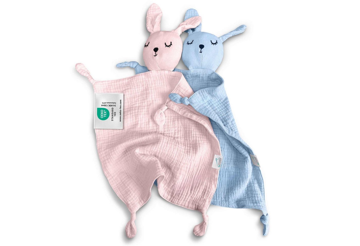 my STITCHERY Schnuffeltuch Musselin Schnuffeltuch fürs Baby mit Oeko-TEX® Standard 100, (1-tlg), Musselin-Stoff