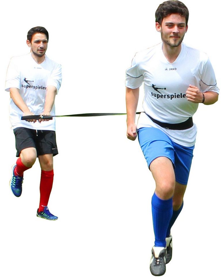 SPORTIKEL24 Spanngurt Sprintgurt für Fitness- und Schnellkrafttraining mit Bauchgurt Bild 3