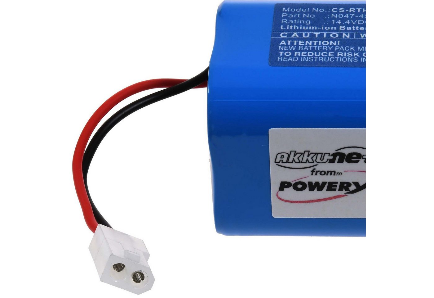 Powery Akku für Rowenta RR7987WH/NS0 Staubsauger-Akku 5200 mAh (14.4 V) Bild 3