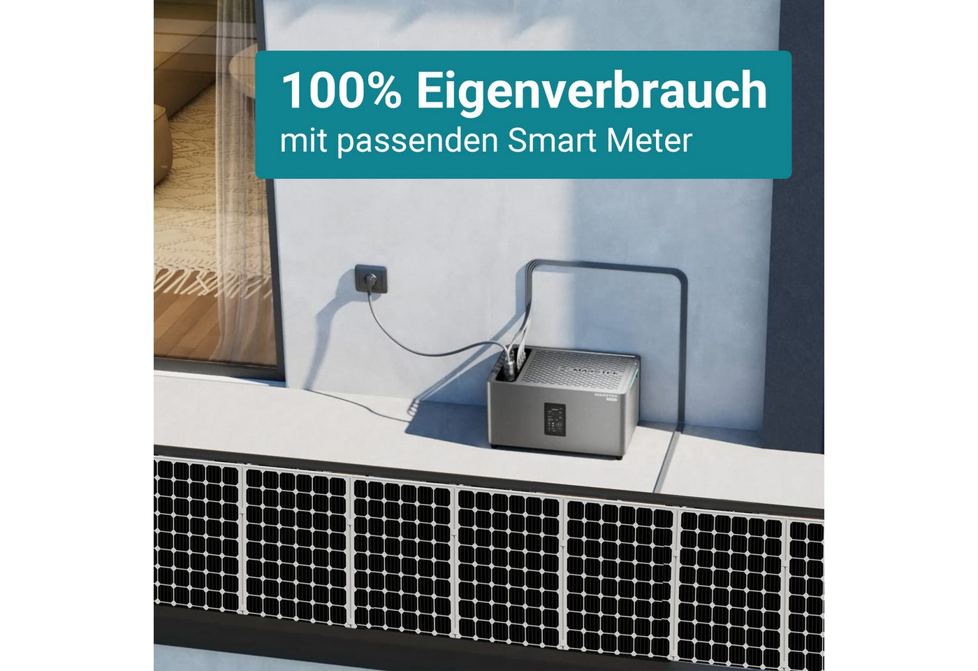 Marstek JUPITER C+ Erweiterungsbatterie – 2,56 kWh Speicher, Plug & Play Stromspeicher Marstek JC+ Erweiterungsbatterie 50000 mAh, 2,56 kWh LiFePO₄ Erweiterungsmodul, stapelbar, >6000 Zyklen, IP65. Bild 3