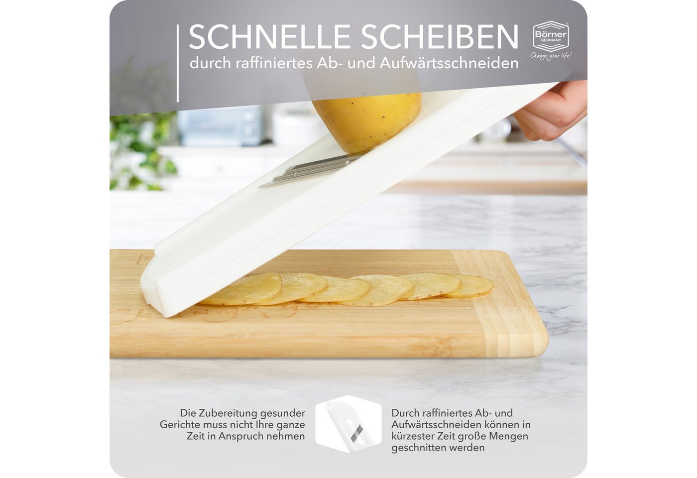 Börner Gemüseschneider Scheibenschneider DesignLine