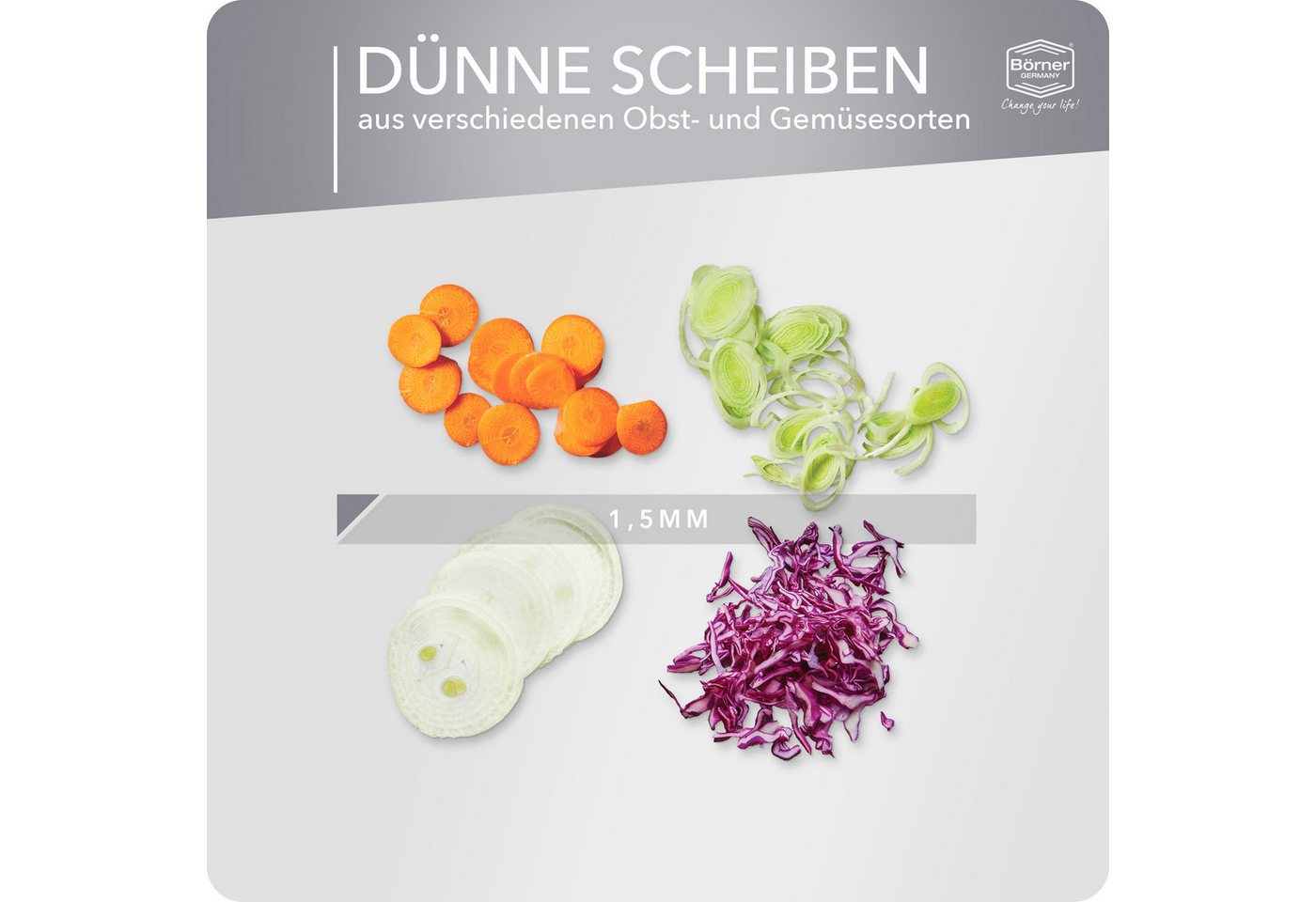 Börner Gemüseschneider Scheibenschneider DesignLine Bild 4