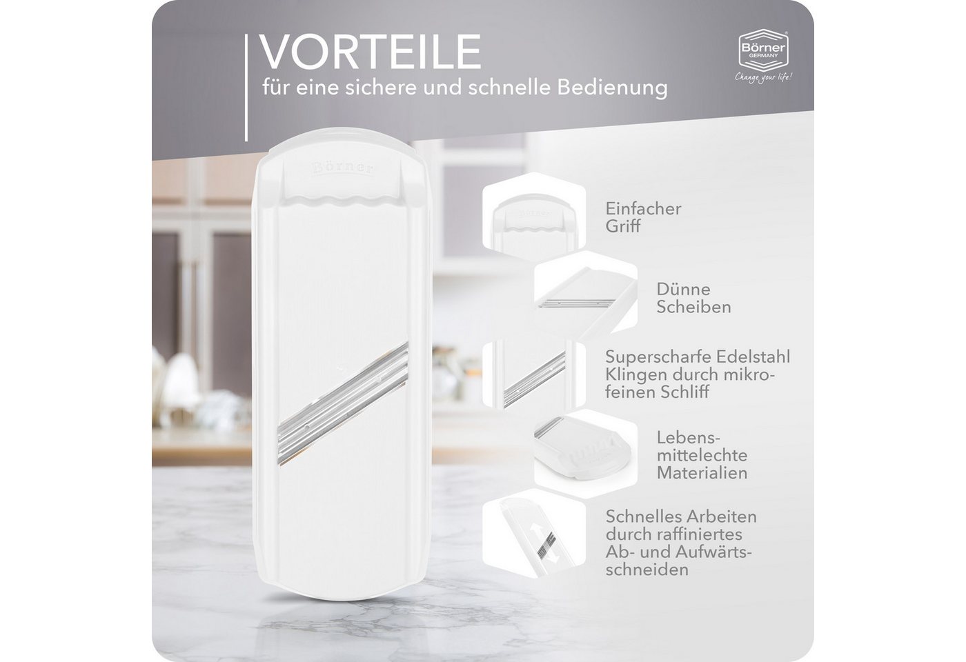 Börner Gemüseschneider Scheibenschneider DesignLine Bild 5