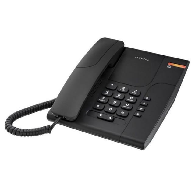 Alcatel Alcatel Temporis 180 Noir Schnurgebundenes Telefon, analog Schwarz Kabelgebundenes Telefon