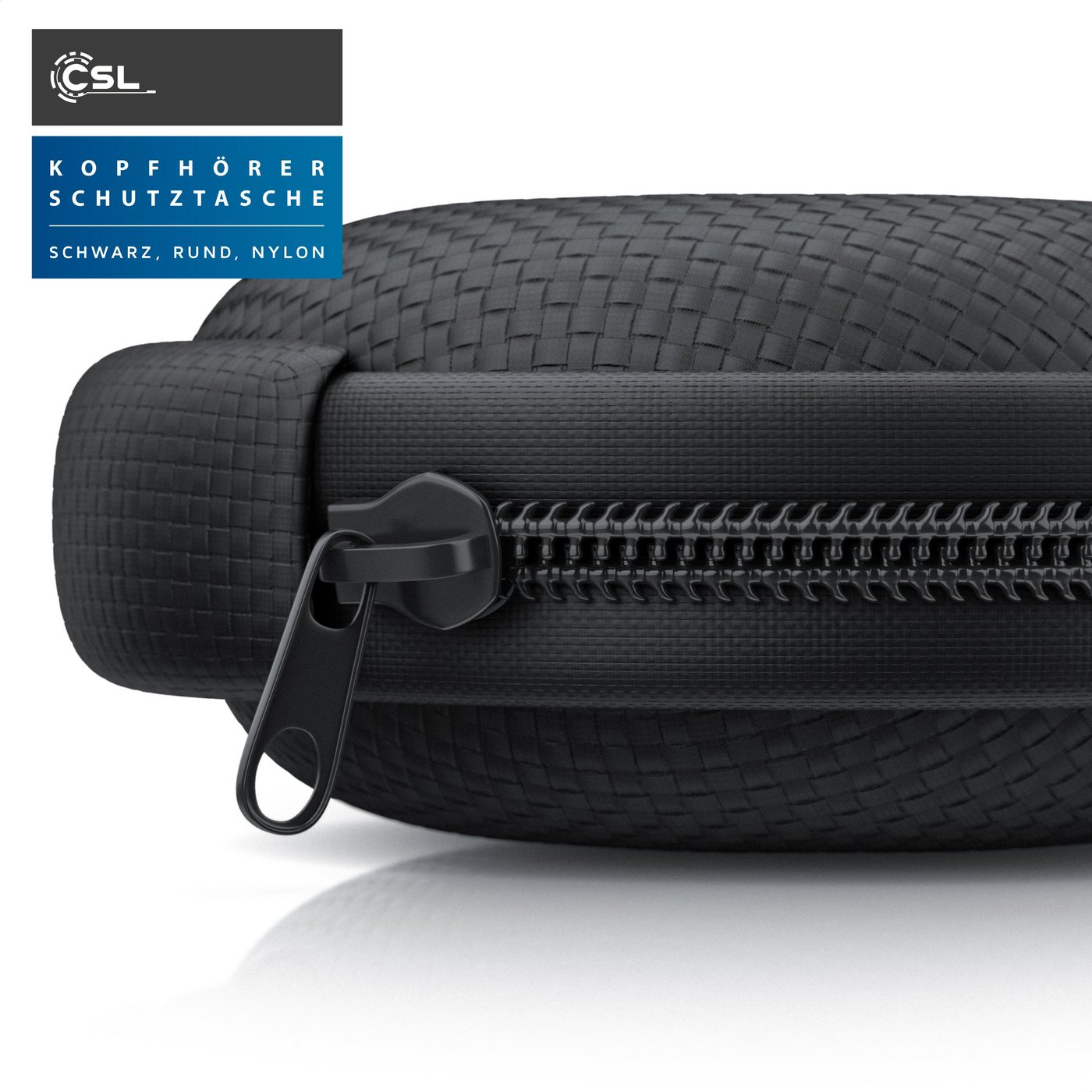 CSL Kopfhörer-Schutzhülle, Schutztasche, Tasche, Case, Kopfhörertasche, formstabile Nylontasche Bild 2