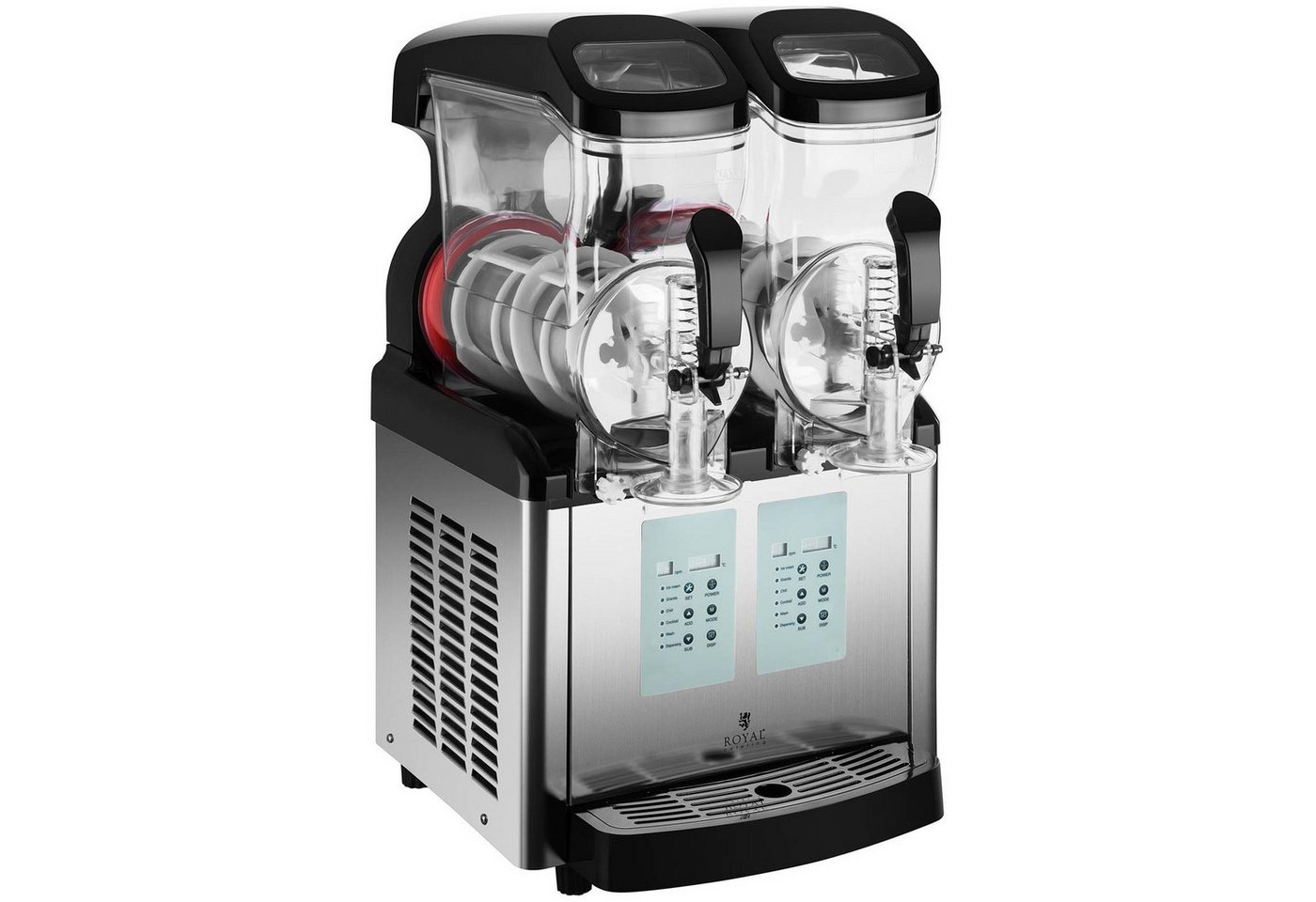 Royal Catering Slush-Eismaschine Slush-Maschine - 2 x 6 Liter - -20 °C - Ice-Cream-Funktion, 450 W Bild 2