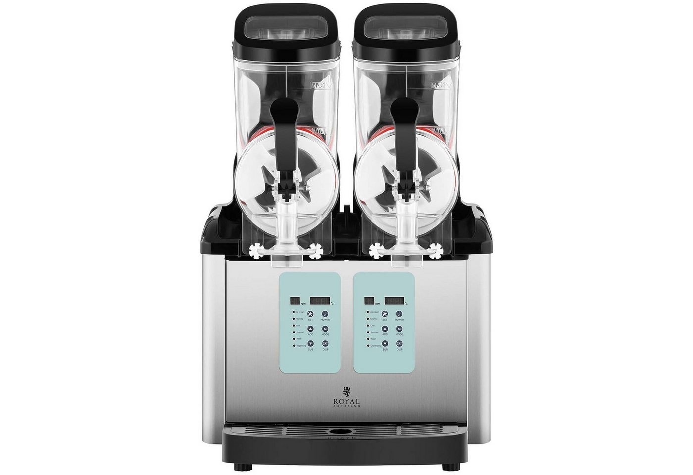 Royal Catering Slush-Eismaschine Slush-Maschine - 2 x 6 Liter - -20 °C - Ice-Cream-Funktion, 450 W Bild 5