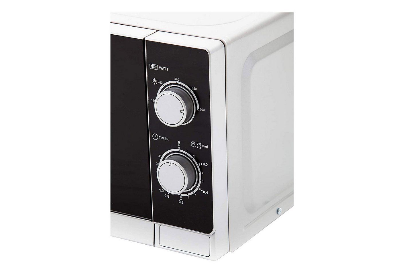 Sharp Mikrowelle R-200INW, 20 Liter, 5 Leistungsstufen, Glas-Drehteller, Auftauen nach Gewicht Bild 4