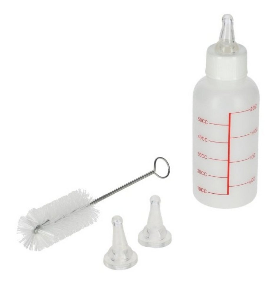 Kerbl Babyflasche Aufzuchtflasche Milky transparent 50 ml 83427