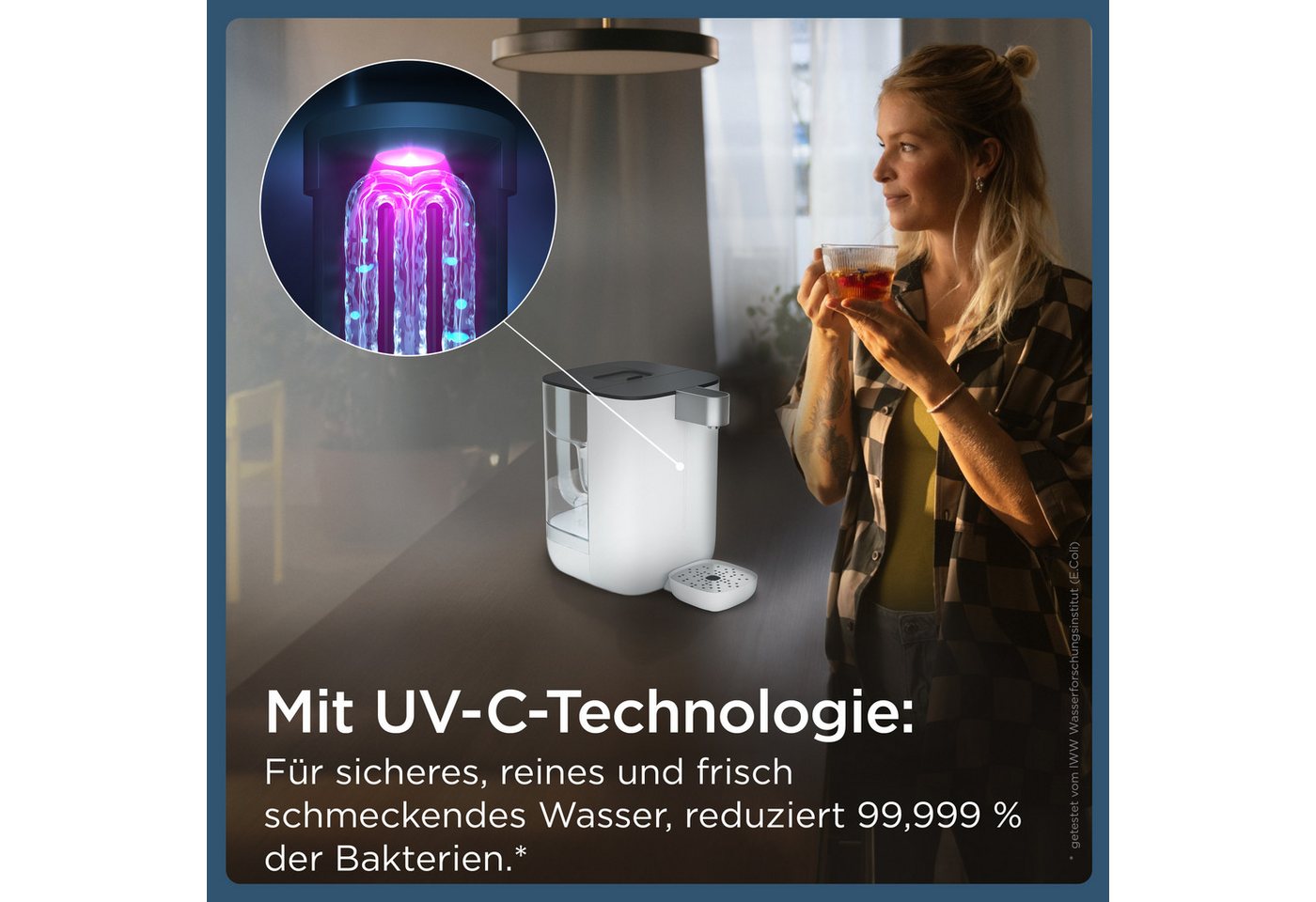 BRITA Heißwasserspender Cube inkl. Brita Wasserfilter, 4 l, 2150 W, MAXTRA PRO Filtartion, UV-C-Technologie, Temperatureinstellung Bild 3