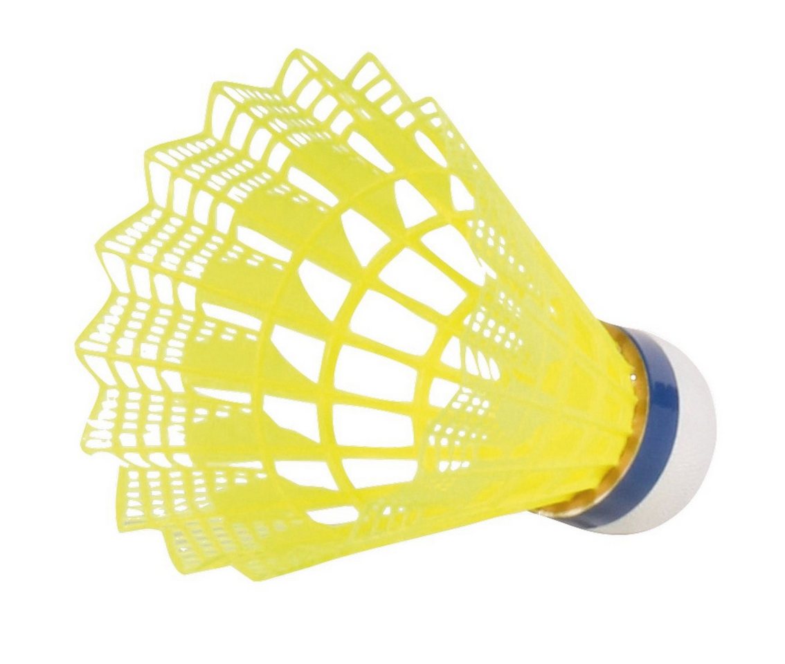 VICTOR Badmintonball Shuttle 1000 Nylon gelb Dose 6er, Geschwindigkeit: mittel