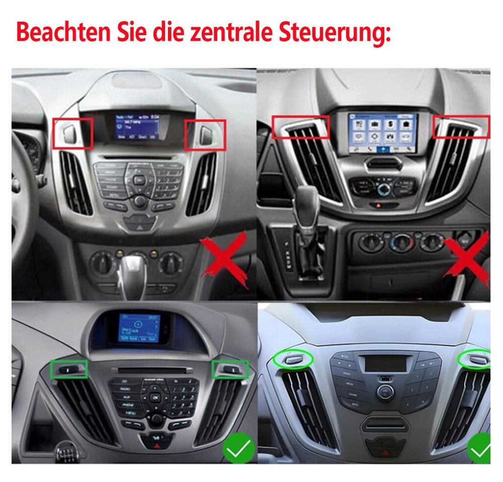 ESSGOO 9'' Autoradio Android 15 Für Ford Transit Custom 2012-2023 Carplay GPS Autoradio (RDS, 4+64GB(optional), Digitalradio (DAB), FM, AM, Carplay Android Auto Bluetooth EQ USB GPS Navi WIFI Touchscreen) Bild 4