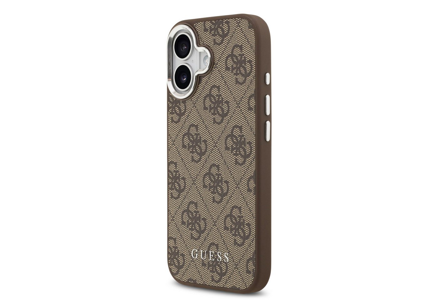 Guess Handyhülle GUESS Case für iPhone 17 Classic 4G Magsafe Handyhülle Cover Braun Bild 3