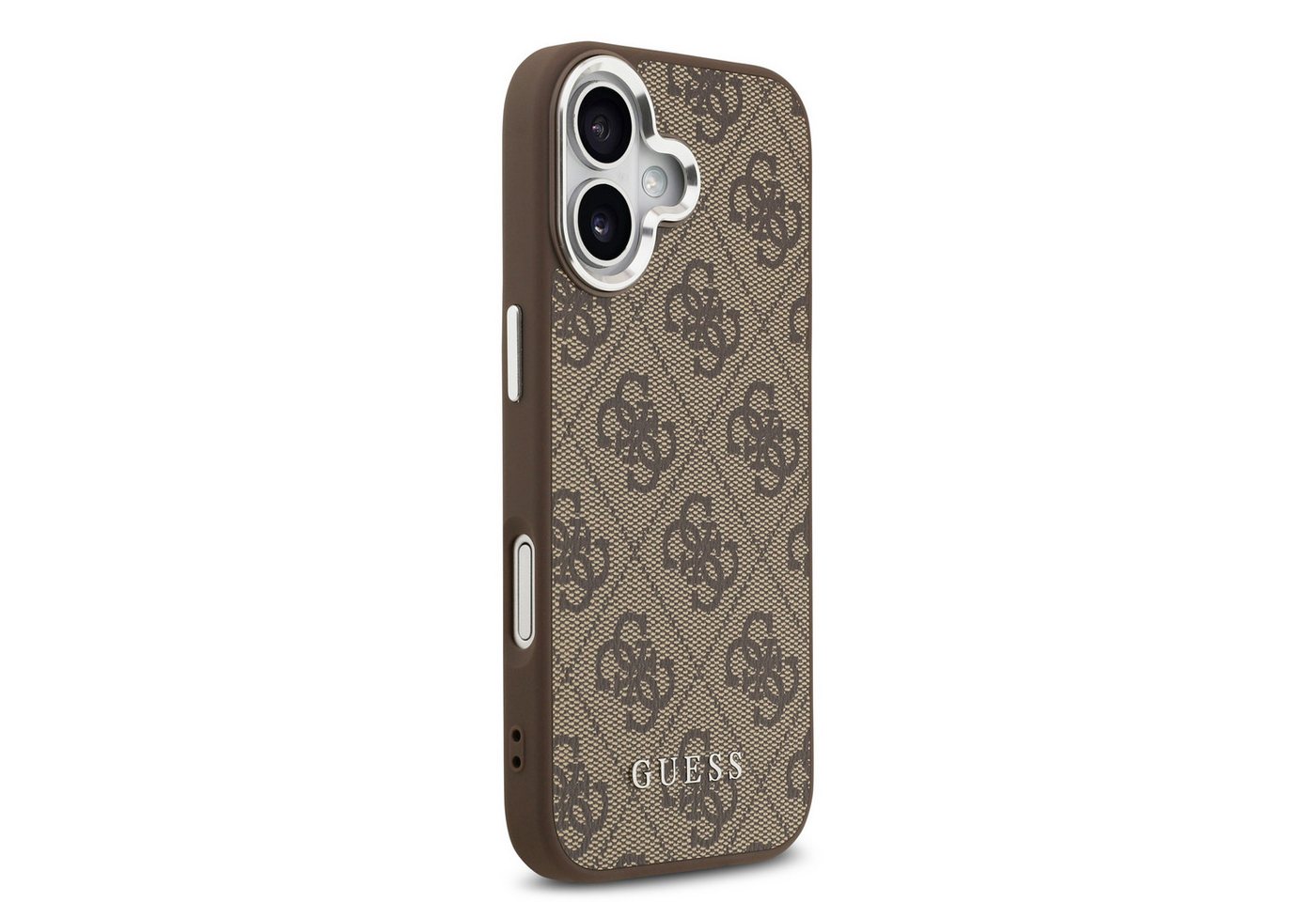 Guess Handyhülle GUESS Case für iPhone 17 Classic 4G Magsafe Handyhülle Cover Braun Bild 4