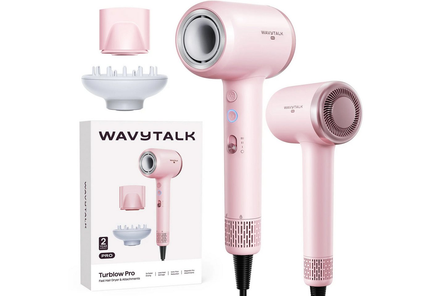 Wavytalk Haartrockner Turblow Pro, 1500 W, 110000 Umdrehungen pro Minute Bild 2